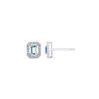 Orecchini Salvini Donna Mini Dora in Oro bianco Acquamarina 20114531